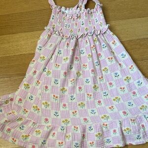 Angel Dear Pink Floral Kids Dress